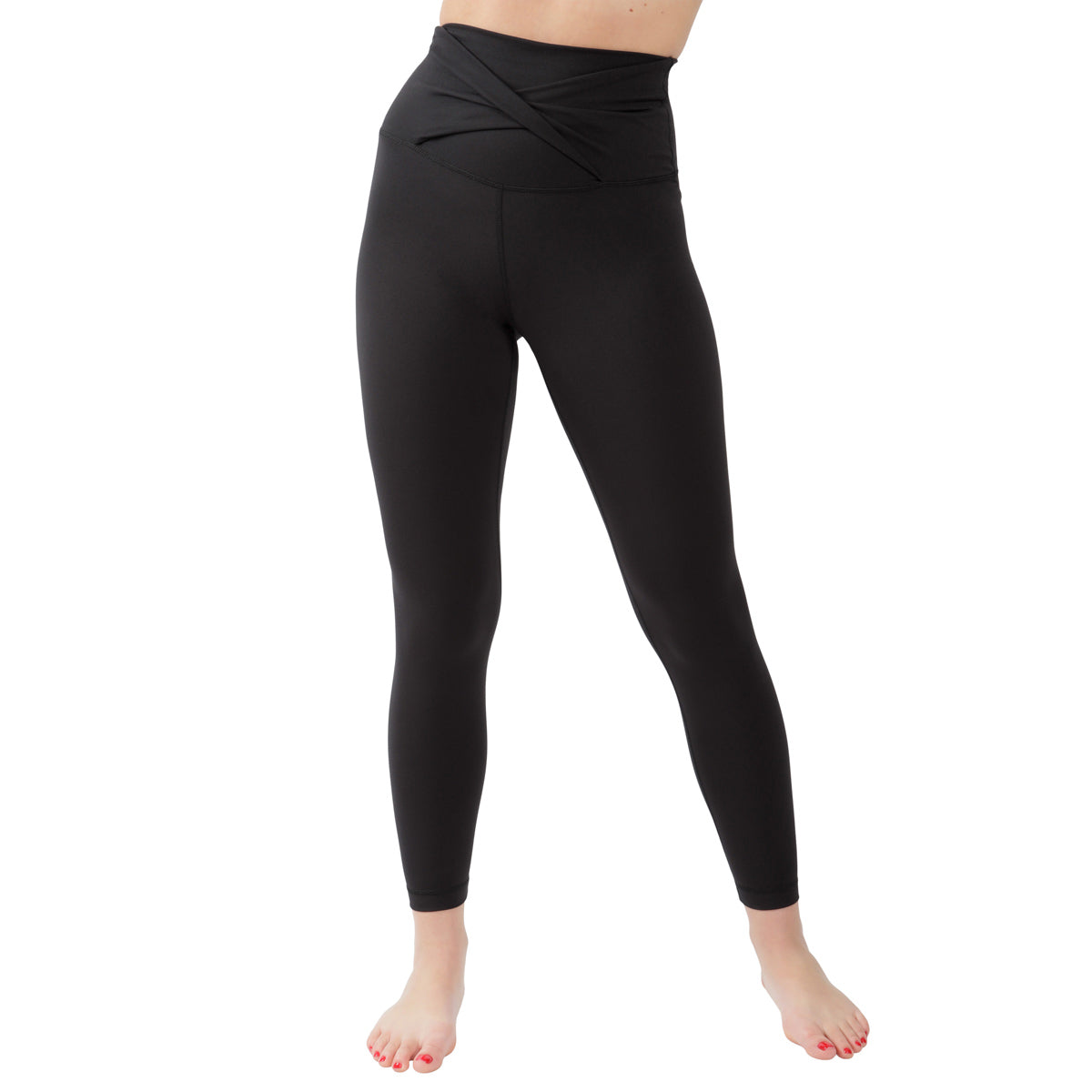 Yogalicious, Pants & Jumpsuits, Yogalicious Luxblack High Waist Side  Phone Pockets Capri Length Legging