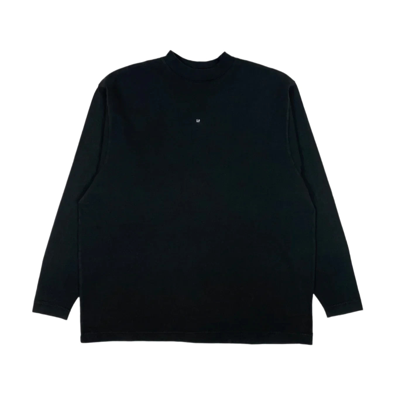 Yeezy Gap Engineered by Balenciaga Logo Long-Sleeve Tee - Black