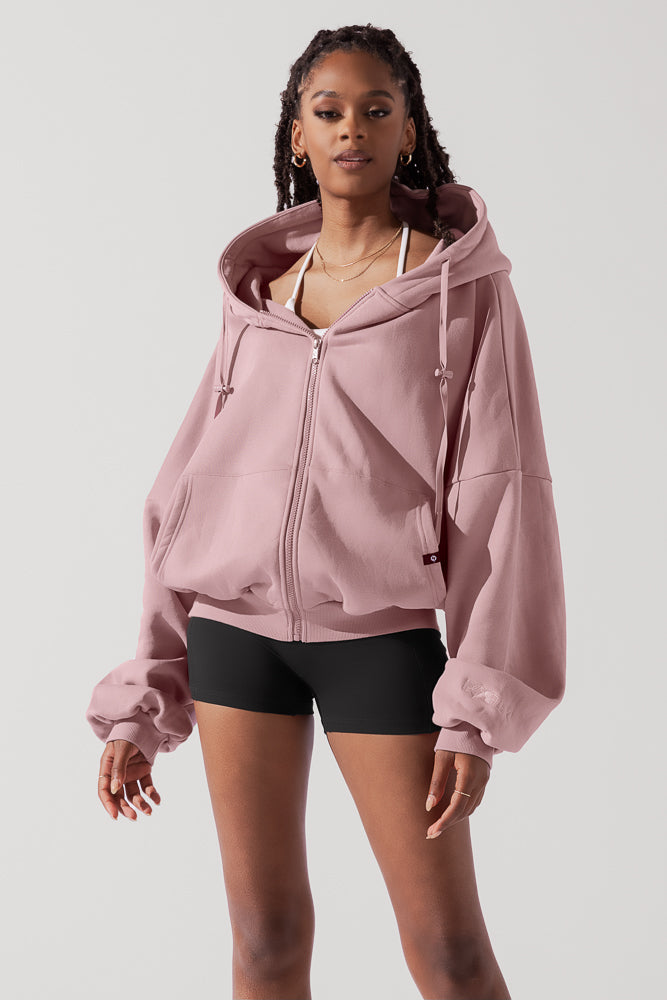 POPFLEX Zip Cloud Hoodie Blush