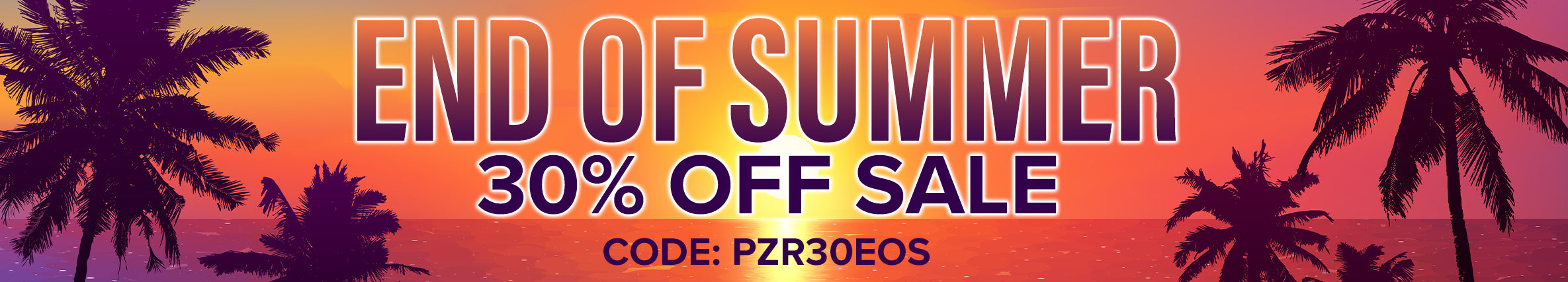 End Of Summer Sale-30% Off!