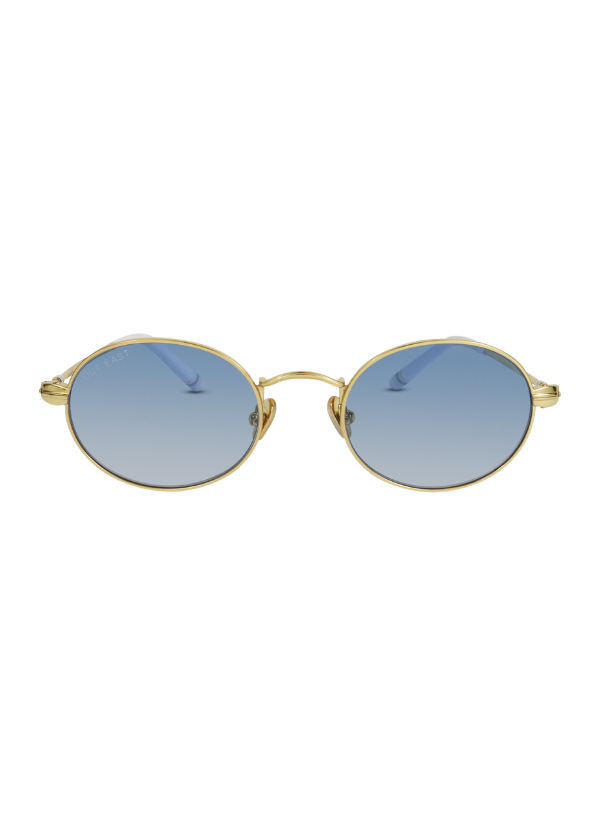 Gold / Gradient Blue Lens-