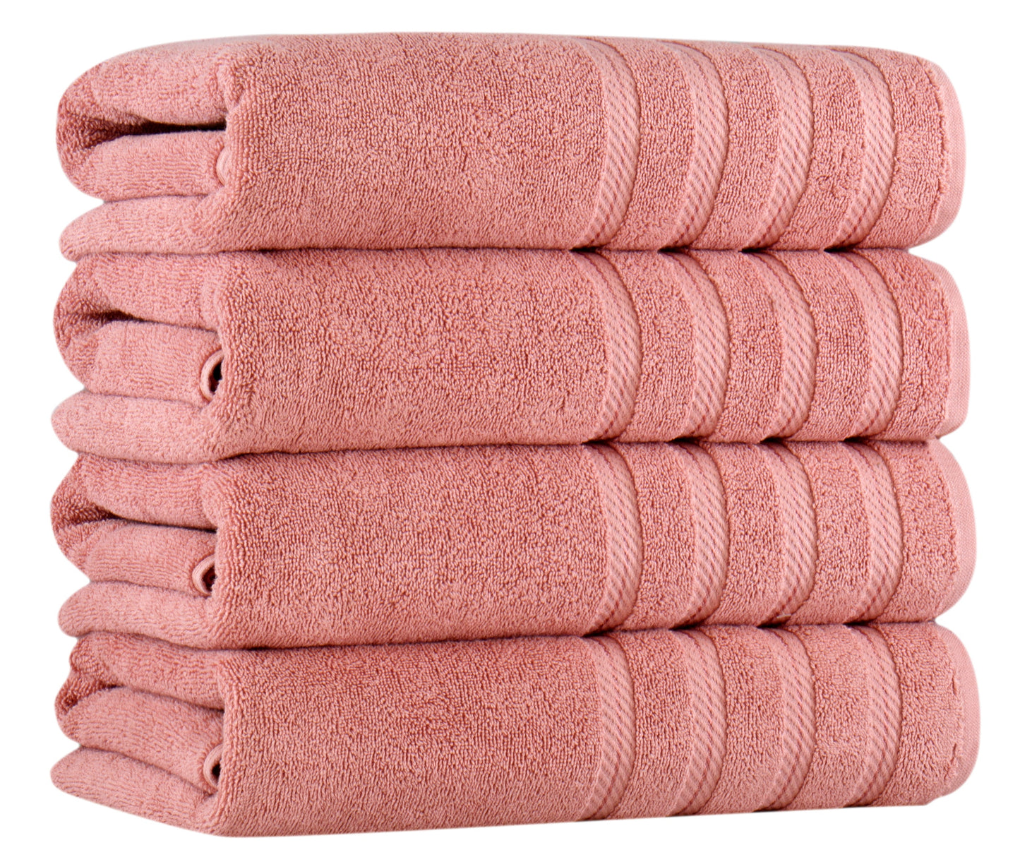 Antalya Turkish Cotton Luxury Bath Towels Set - 4 Pieces