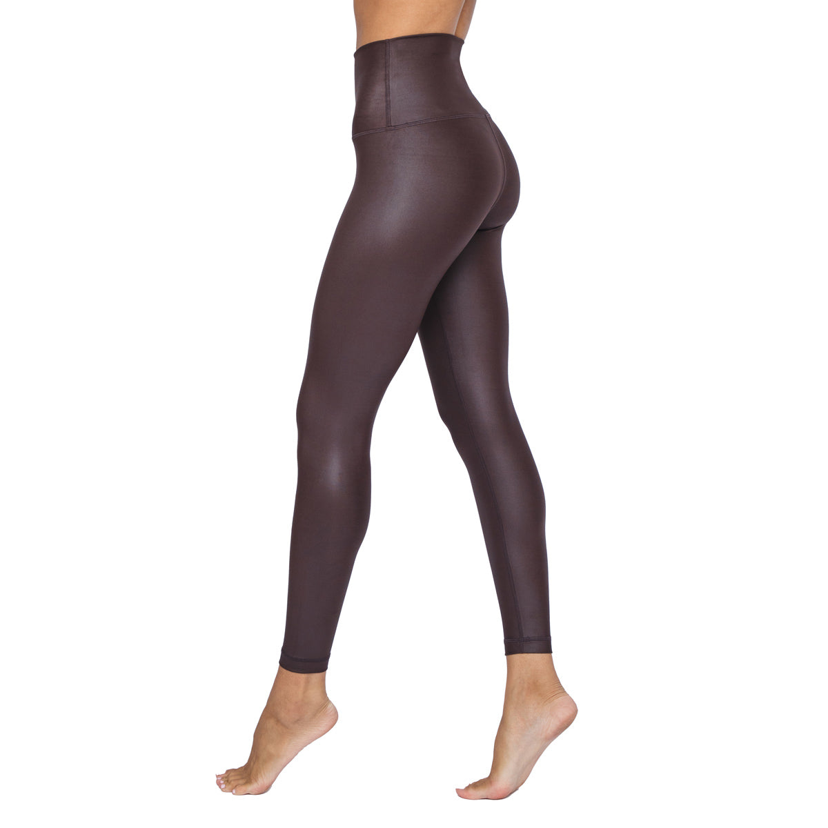 90 Degree By Reflex Womens High Waist High Shine Faux Leather Disco Ankle  Leggings, Mars Haze, X-Small : : Clothing, Shoes & Accessories
