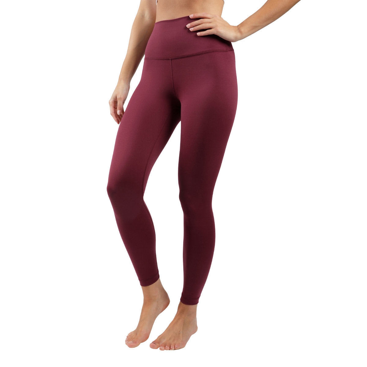 Yogalicious High Waist Squat Proof Yoga Capri Leggings with Side Pockets  for Women