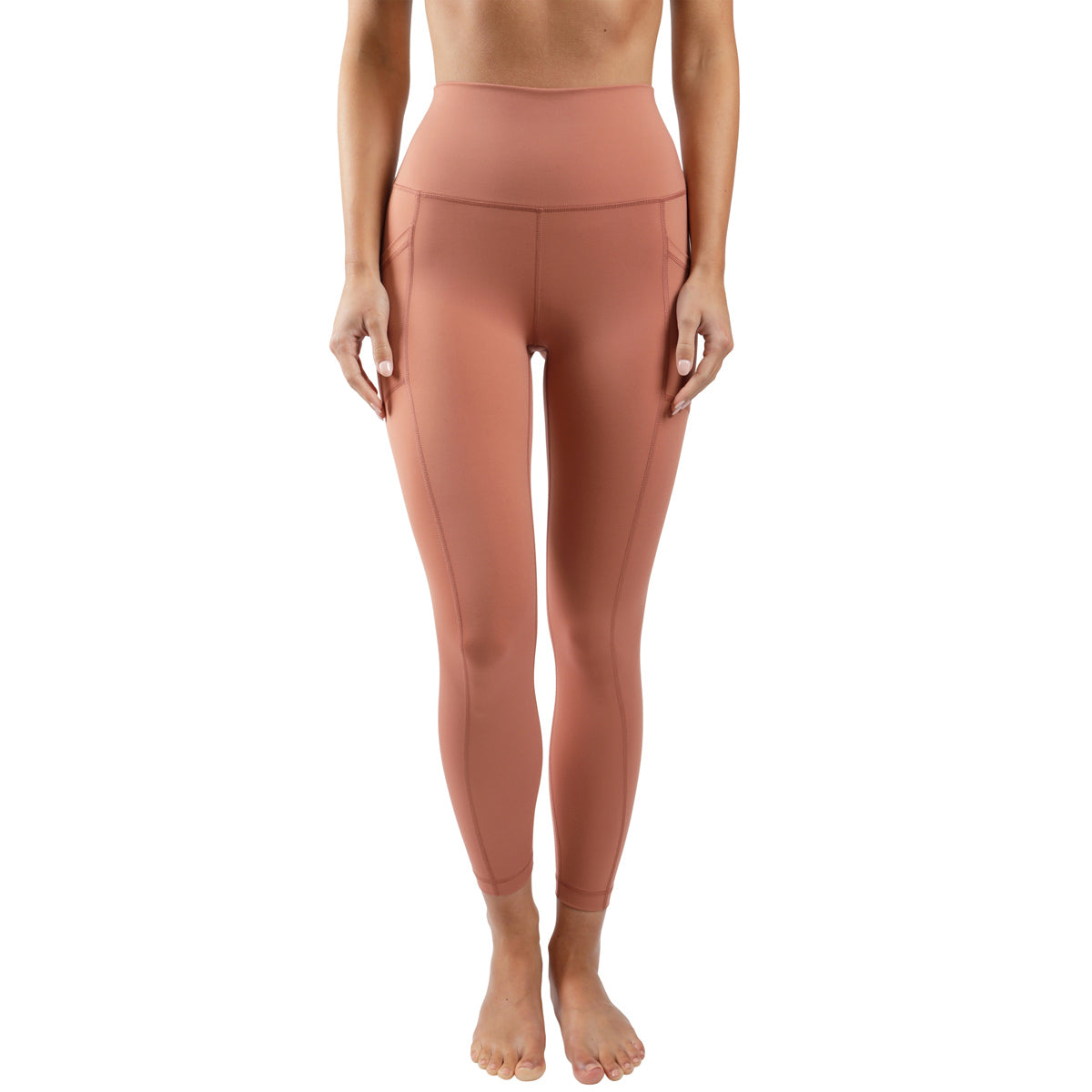 Yogalicious High Waist Ultra Soft 7/8 Ankle Leggings with Pockets XL for  Women