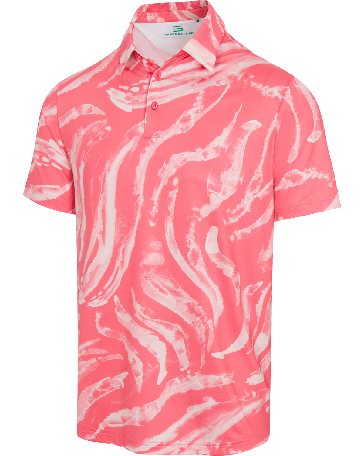 Three Sixty Six Men’s Print Golf Polos