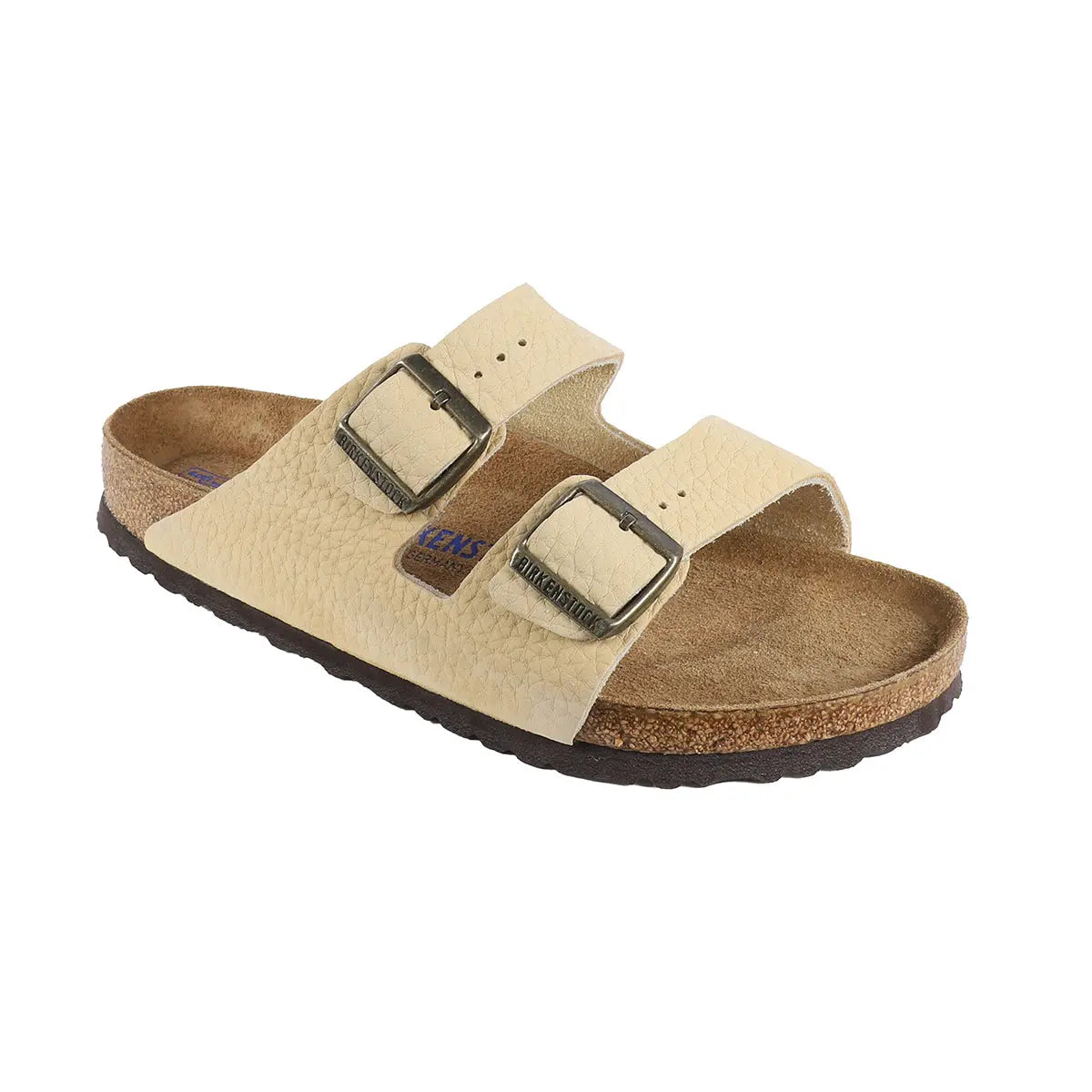 Birkenstock Arizona - Sandales en cuir nubuck à semelle souple