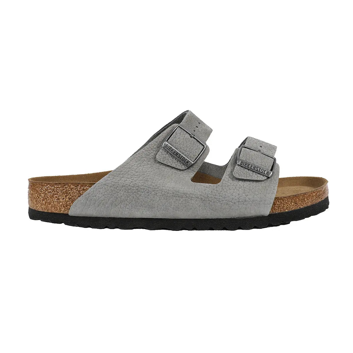 Birkenstock Arizona - Sandales en cuir nubuck à semelle souple