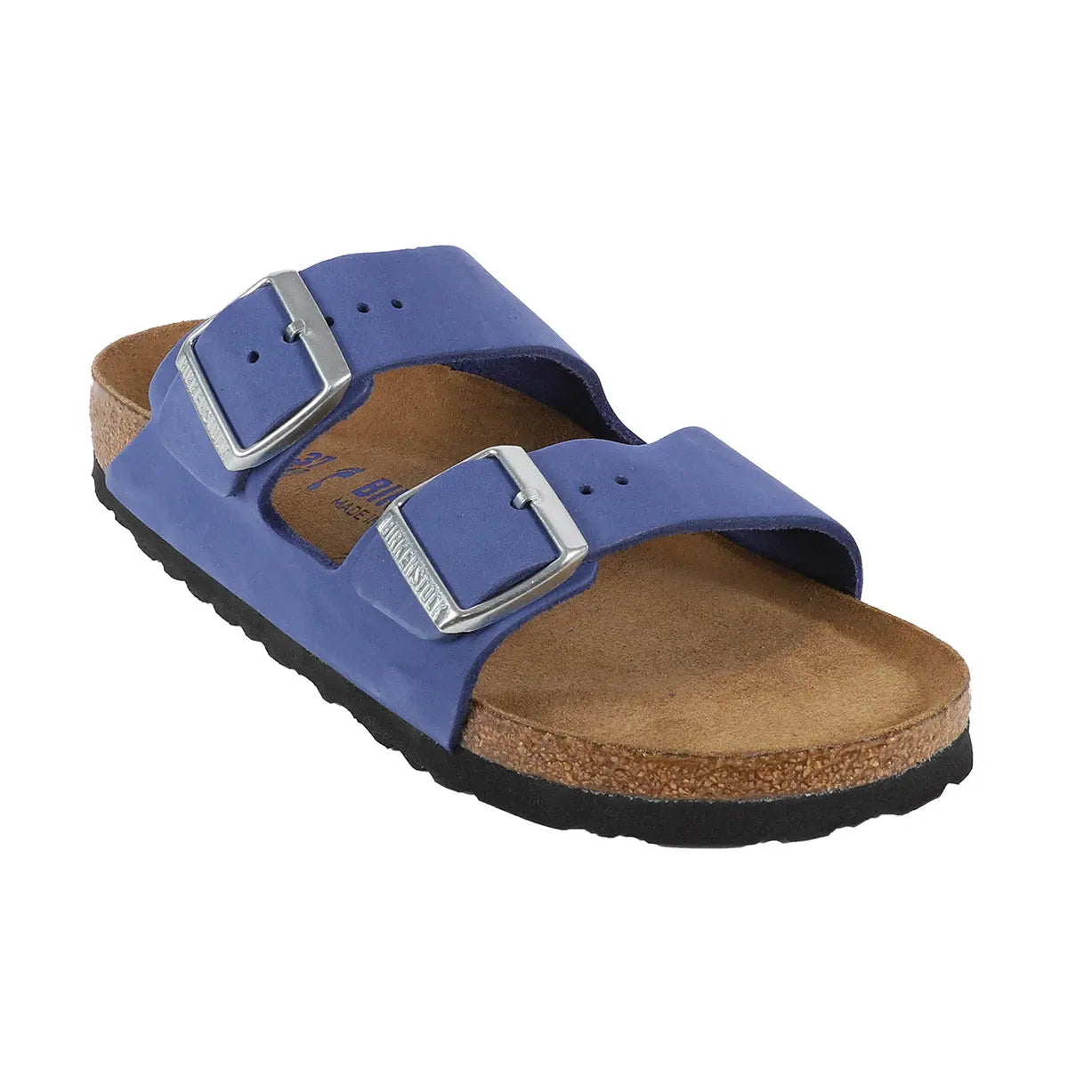 Birkenstock Arizona - Sandales en cuir nubuck à semelle souple