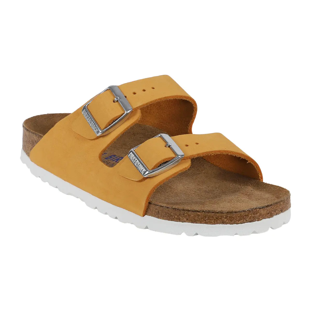 Birkenstock Arizona - Sandales en cuir nubuck à semelle souple