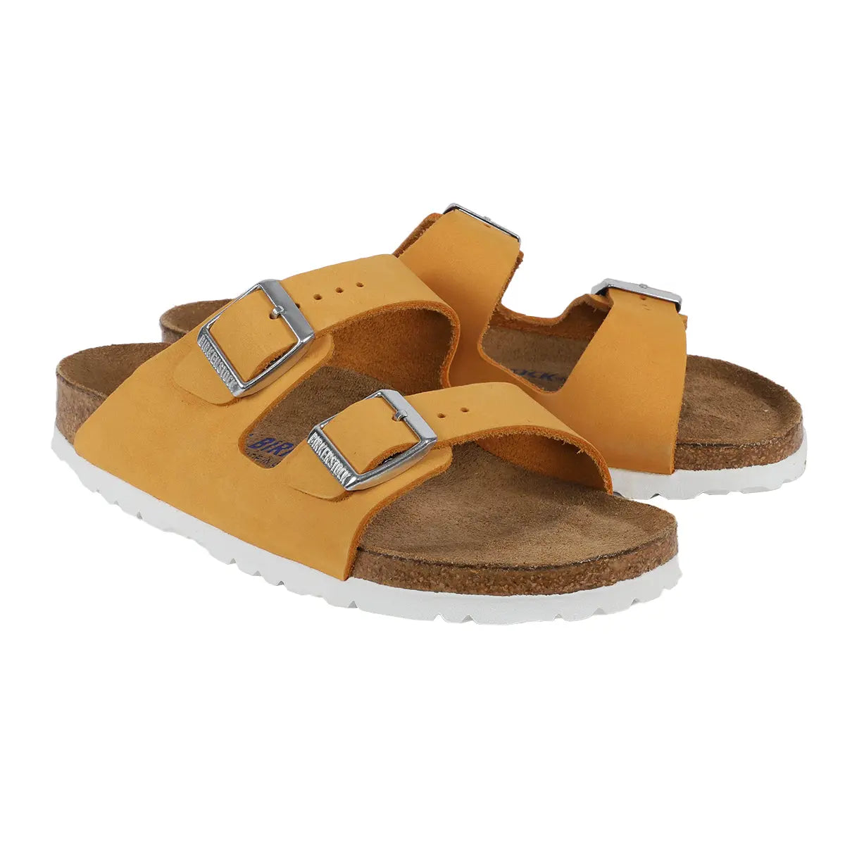 Birkenstock Arizona - Sandales en cuir nubuck à semelle souple