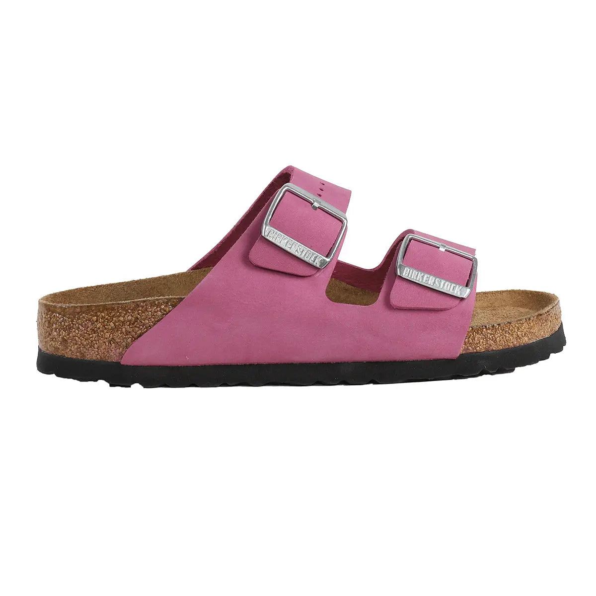 Birkenstock Arizona - Sandales en cuir nubuck à semelle souple