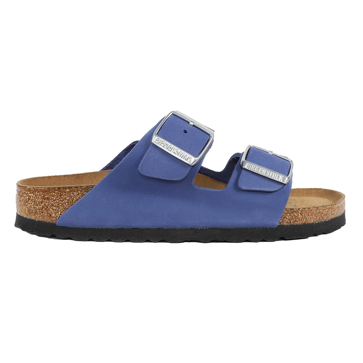 Birkenstock Arizona - Sandales en cuir nubuck à semelle souple