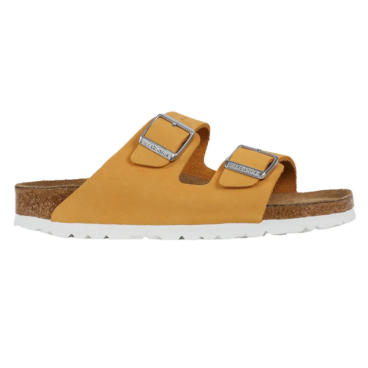 Birkenstock Arizona - Sandales en cuir nubuck à semelle souple