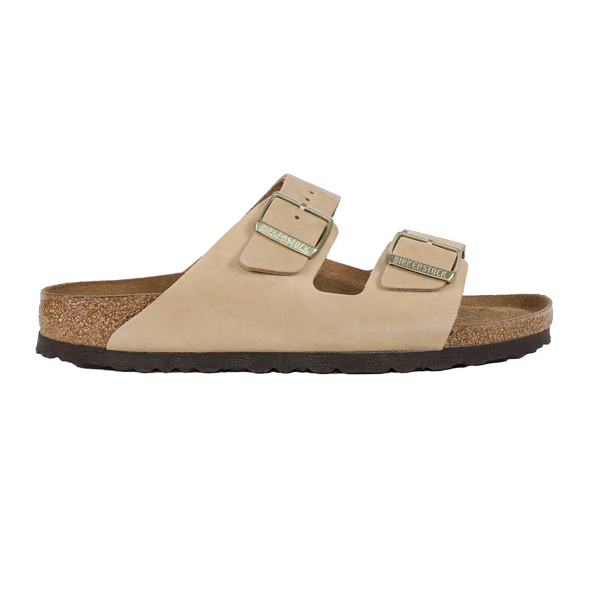 Birkenstock Arizona - Sandales en cuir nubuck à semelle souple