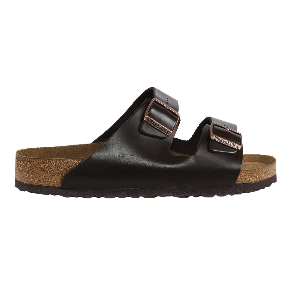 Birkenstock Arizona - Sandales en cuir lisse à semelle souple