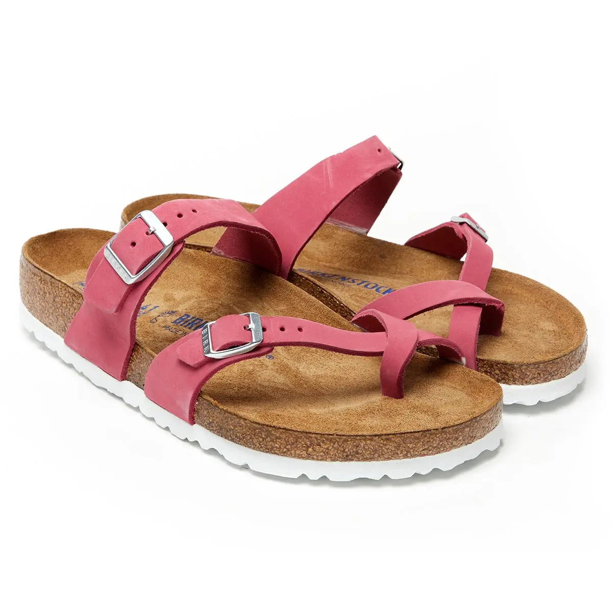 Birkenstock Mayari Soft Footbed Nubuck Leather Sandals