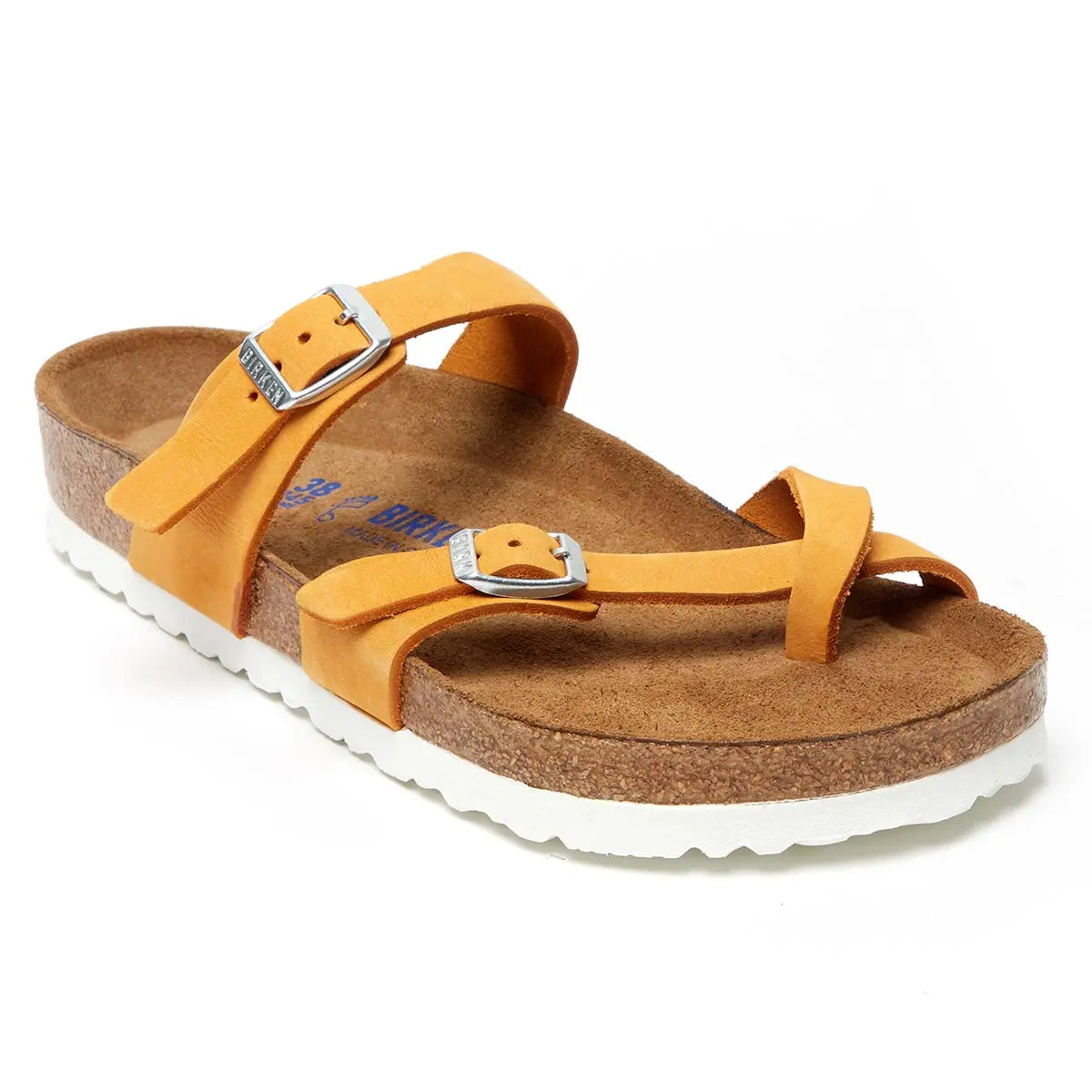 Birkenstock Mayari - Sandales en cuir nubuck à semelle souple