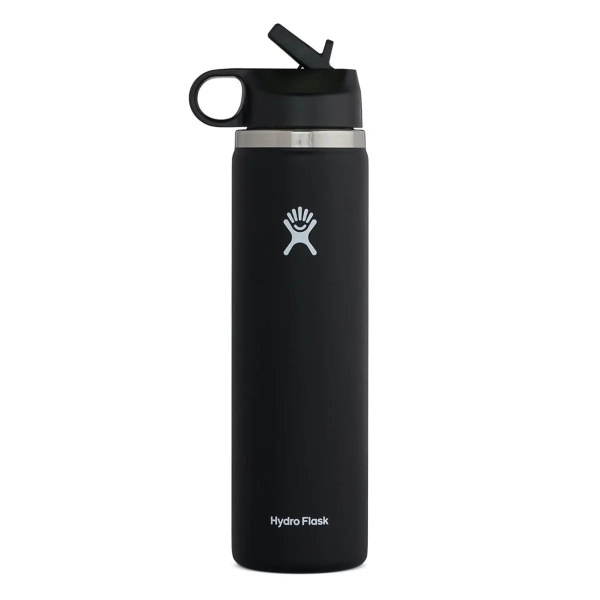 Hydro Flask Bouteille avec couvercle en paille flexible à large ouverture de 24 oz