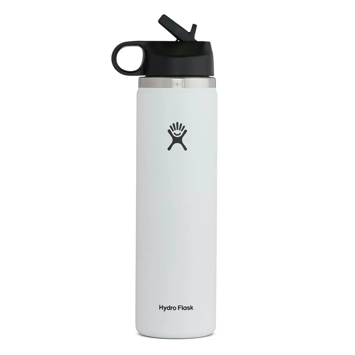 Hydro Flask Bouteille avec couvercle en paille flexible à large ouverture de 24 oz