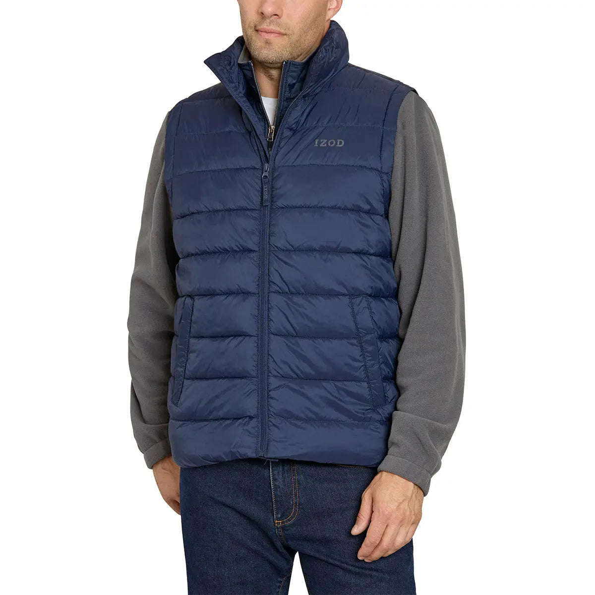 Izod Men s Puffer Vest Grey