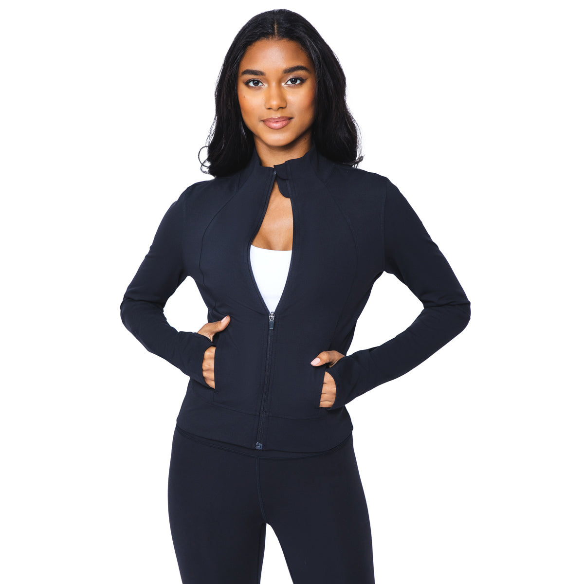 90 Degree By Reflex Women's Carbon Interlink Full Zip Jacket – PROOZY