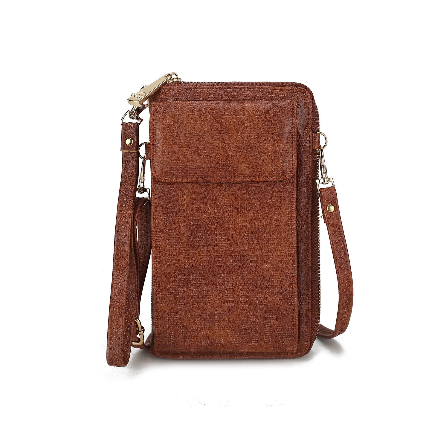 MKF Collection Women's Caddy Signature Phone Crossbody