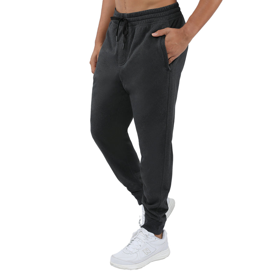 Mens Heather Brushed Inside Jogger - 90 Degree by Reflex