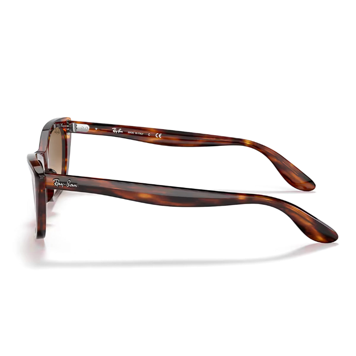 Striped Havana / Clear Gradient Brown-