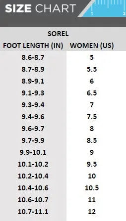 Size Chart-