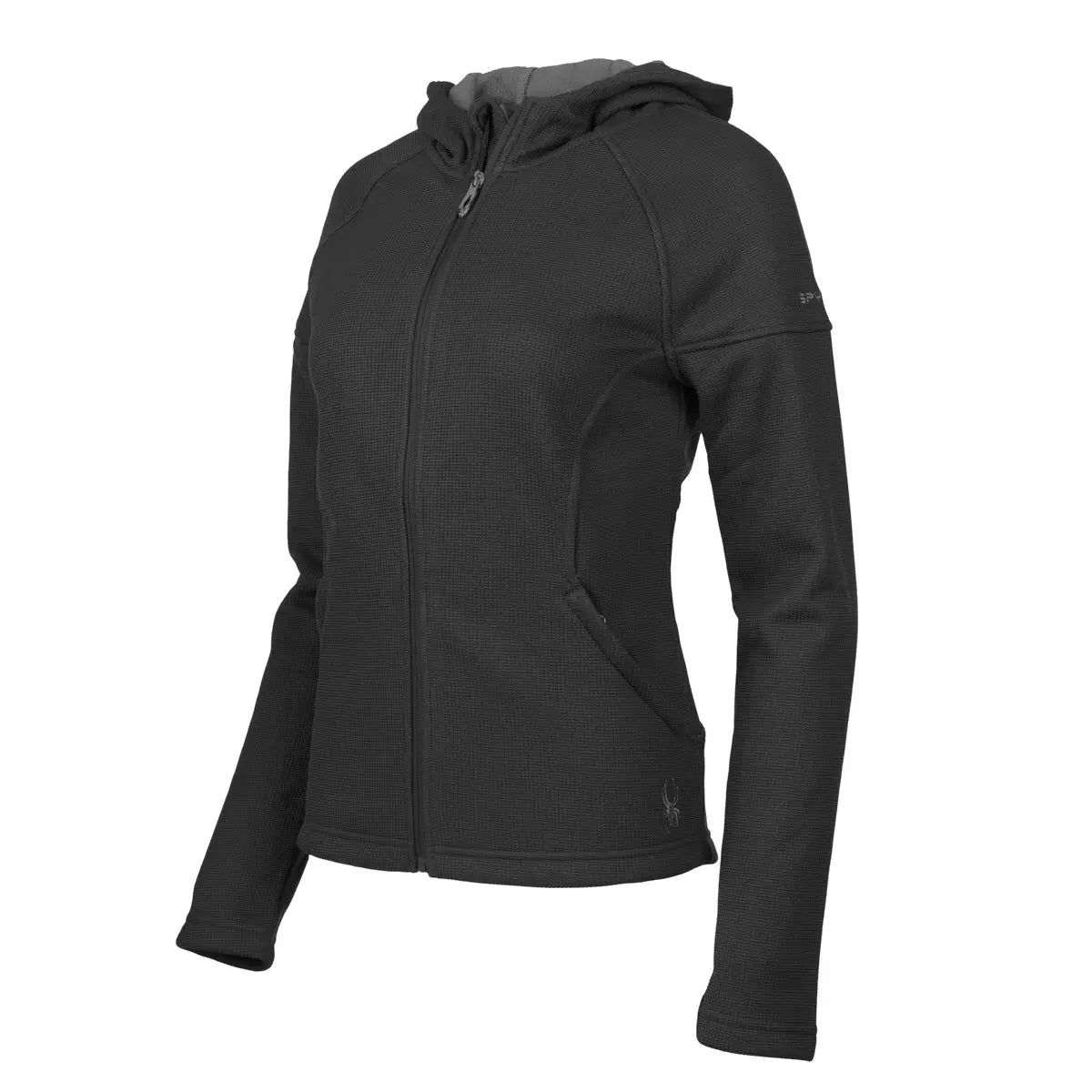 Spyder Boundless Women's fashion Long Sleeve Half Zip Neck Top Black Size M