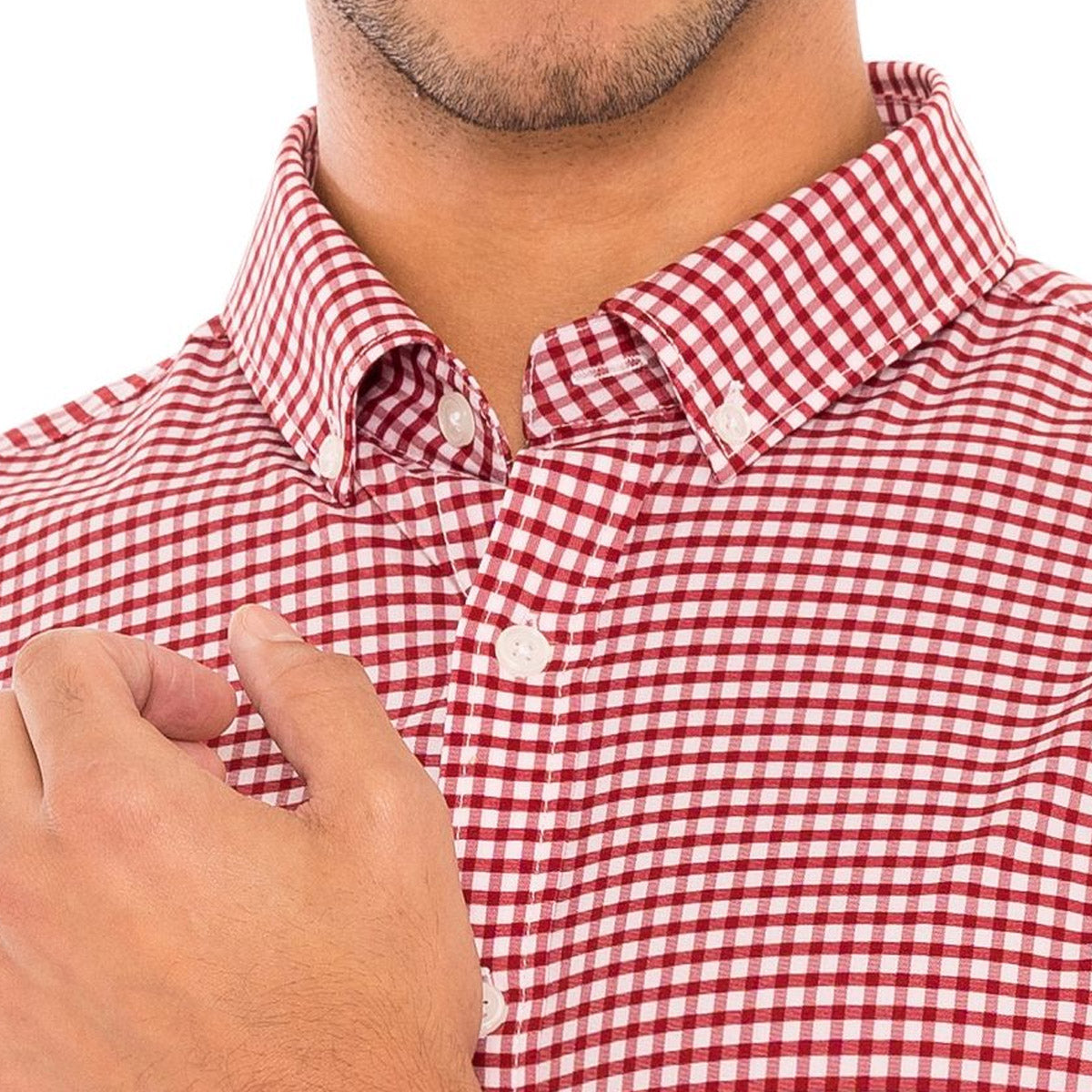 Checkered Maroon-