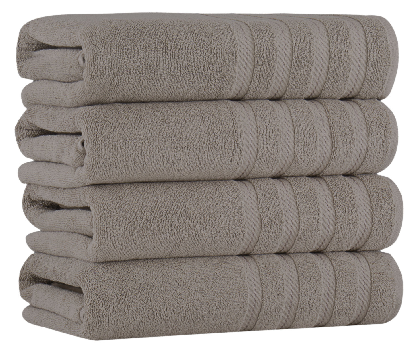 Antalya Turkish Cotton Luxury Bath Towels Set - 4 Pieces