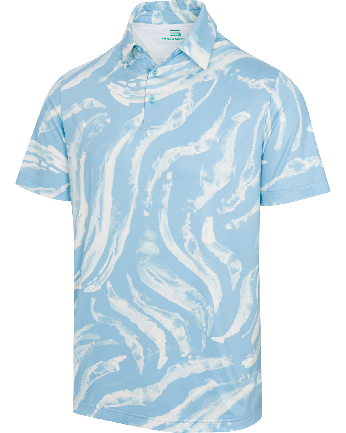 Three Sixty Six Men’s Print Golf Polos