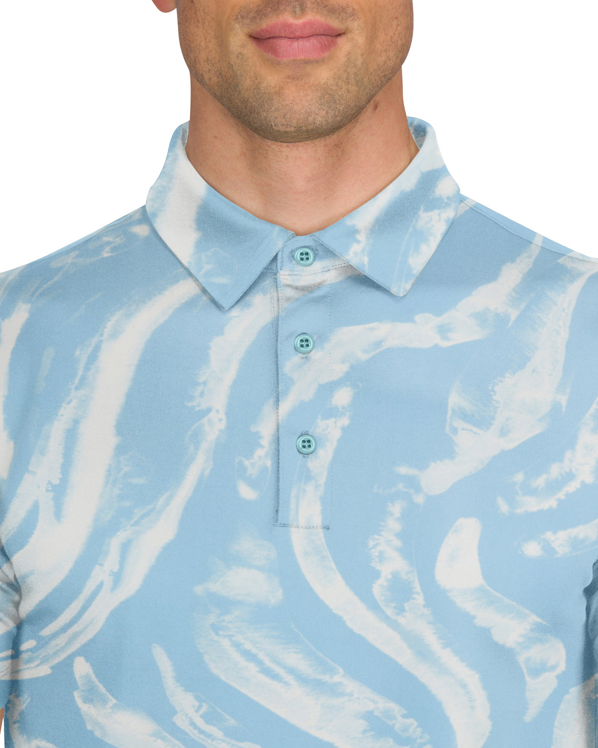 Three Sixty Six Men’s Print Golf Polos