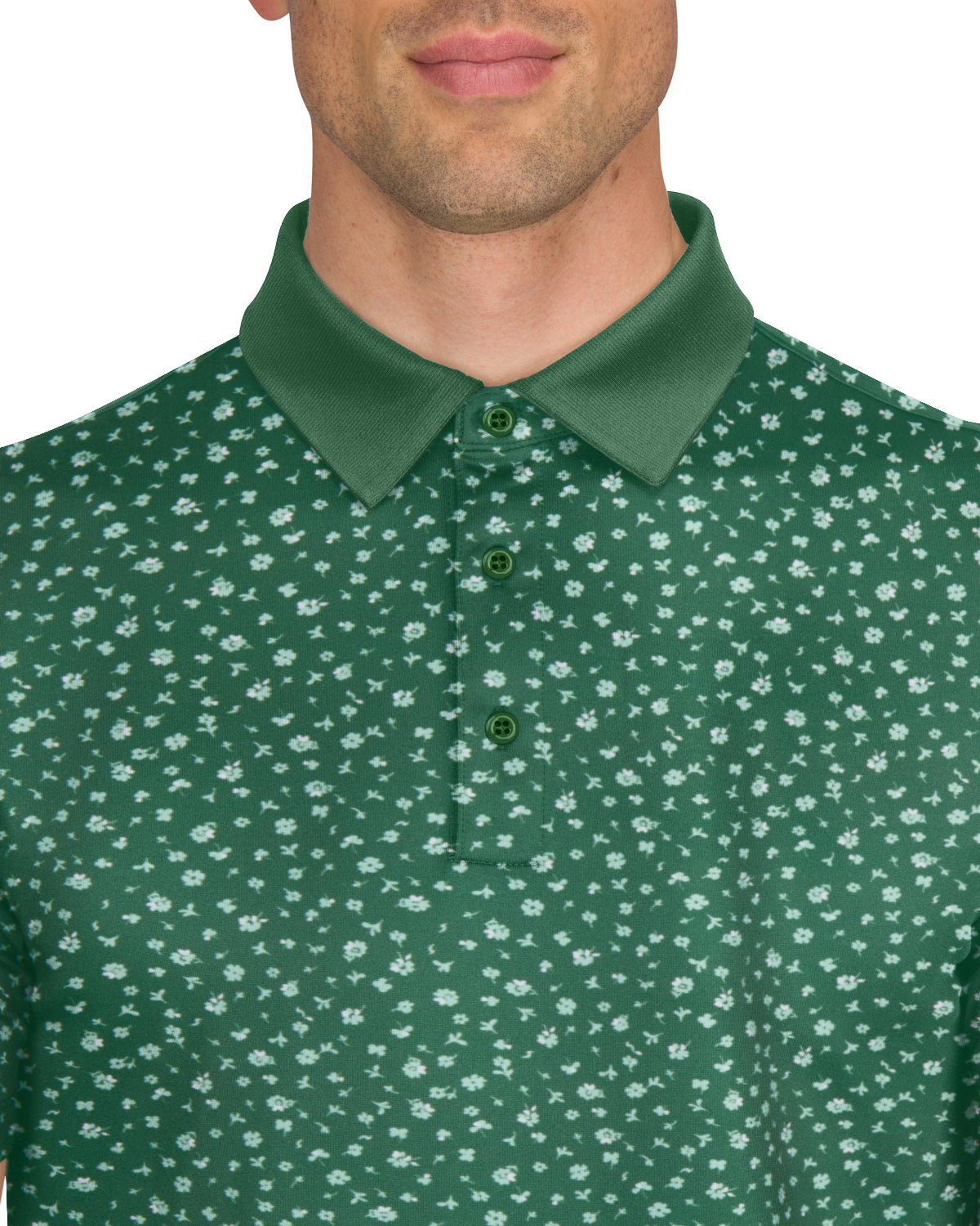 Three Sixty Six Men’s Print Golf Polos