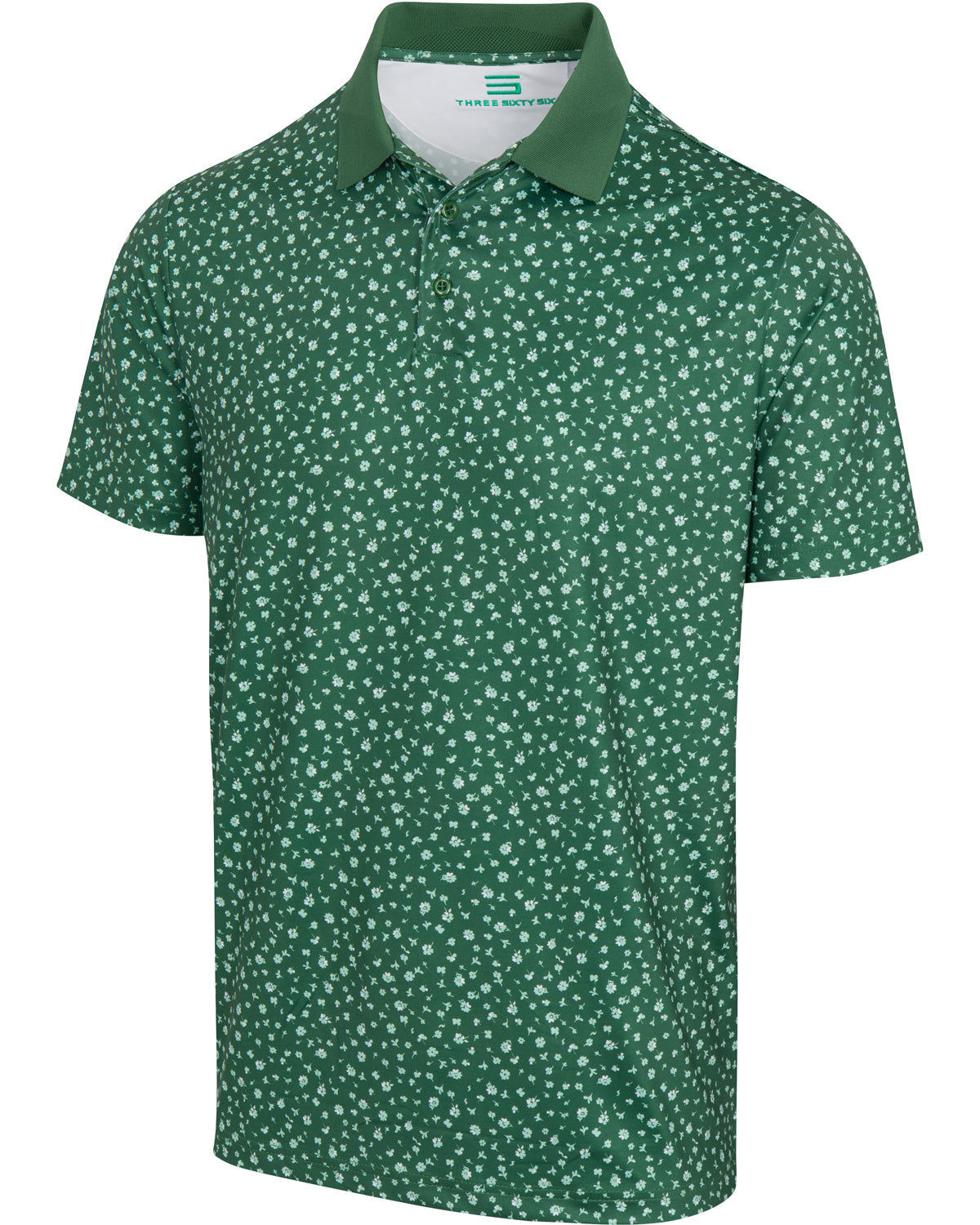 Three Sixty Six Men’s Print Golf Polos