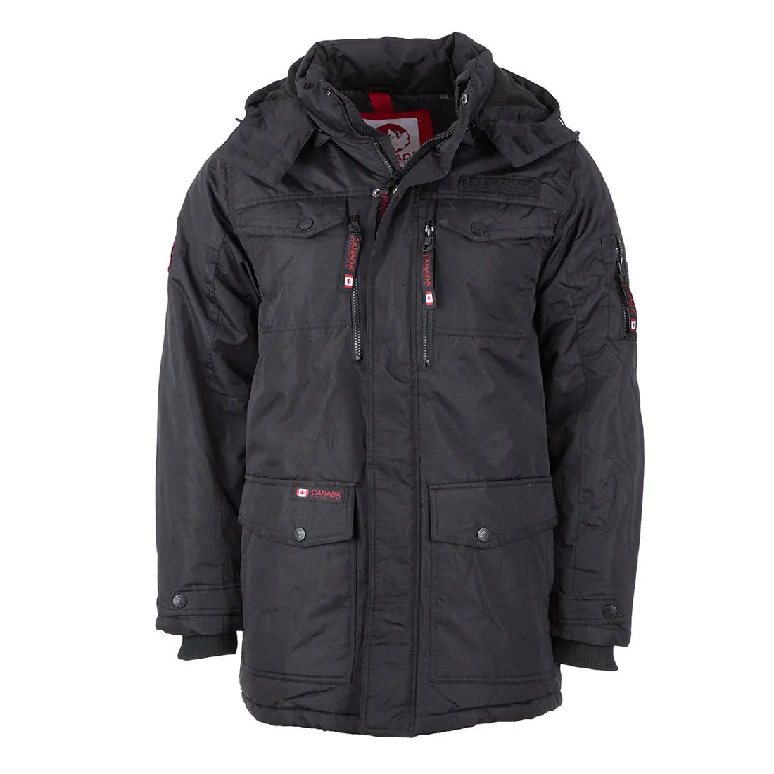 Canada Weather Gear Men's 4 Pocket Hooded Parka