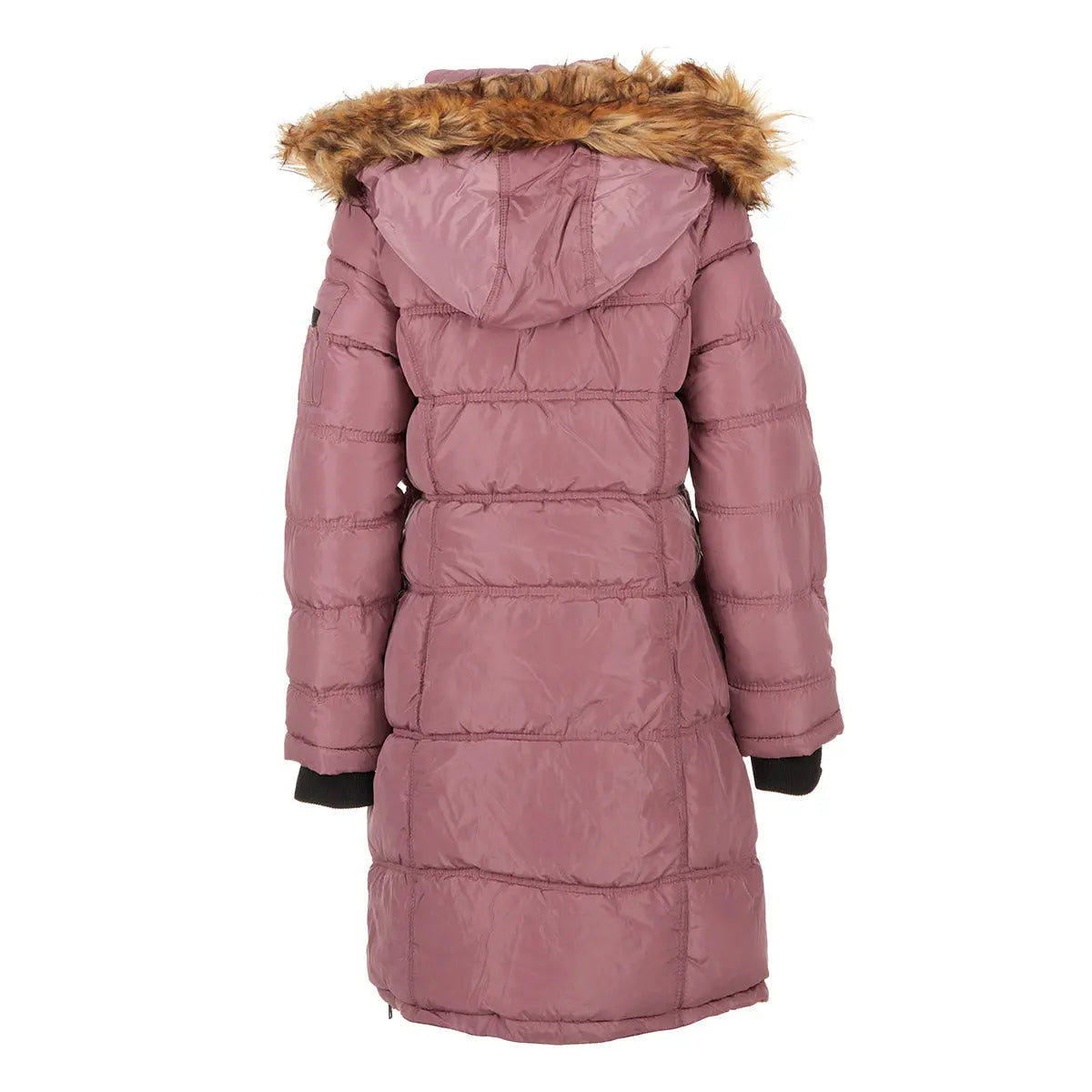 Canada Weather Gear Women's Long Puffer with Faux Fur and Sherpa Lined ...