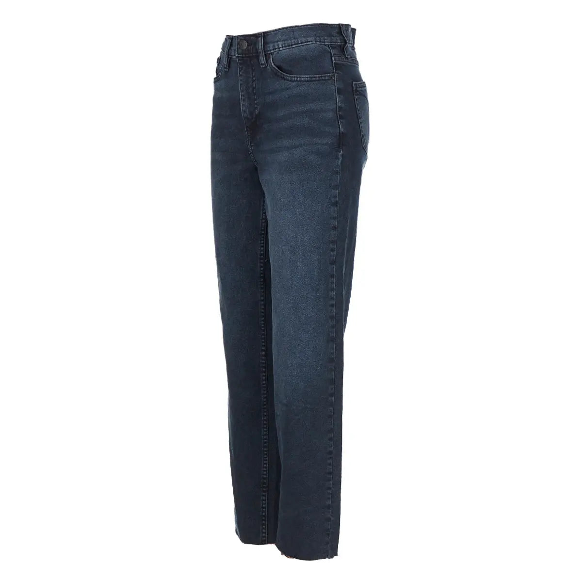 Calvin Klein Jeans High Rise Straight Leg with Raw Hem 27 Inseam Jean