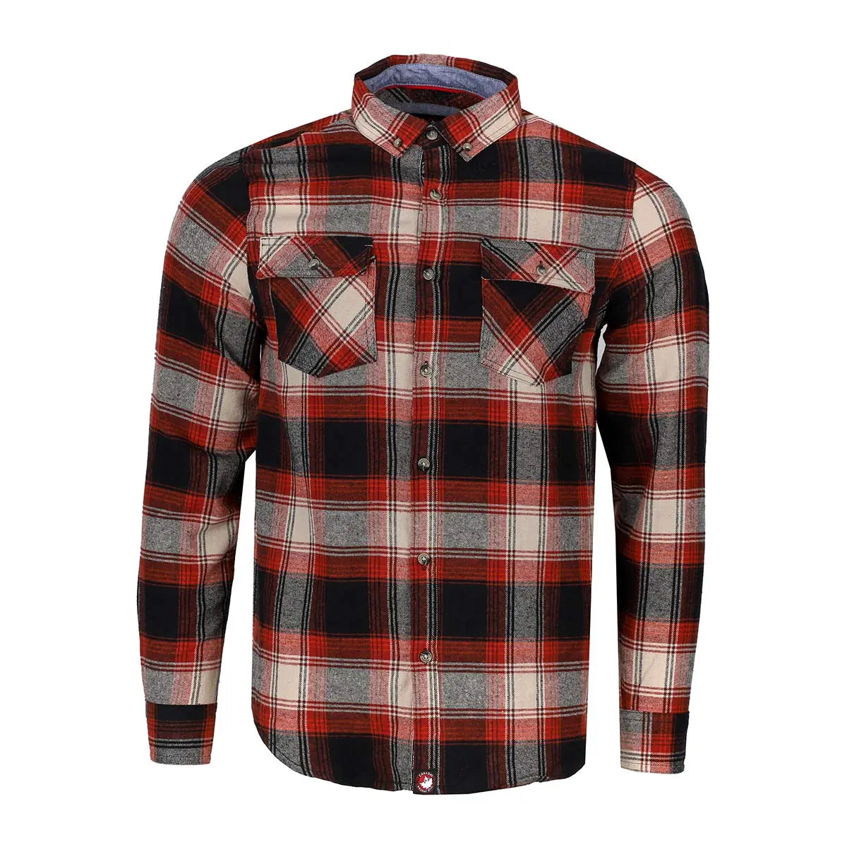 Canada Weather Gear Men's Flannel With Chambray Lined Collar – PROOZY