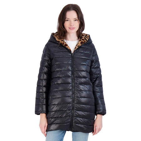 Jessica Simpson Lavender Sherpa Reversible Puffer Coat - Women, Best Price  and Reviews